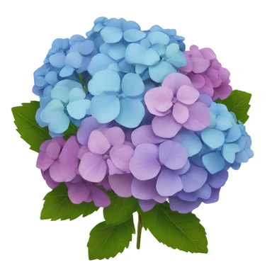 Hydrangea bouquet sticker