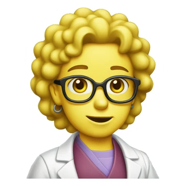 lisa simpson chemist sticker
