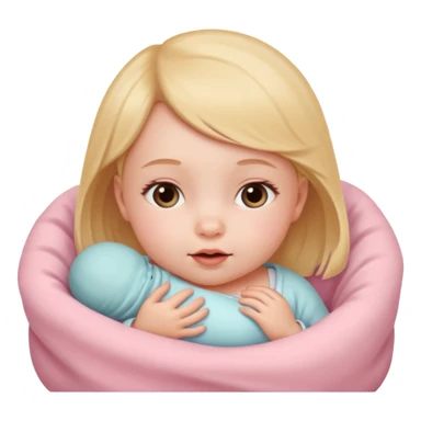 new born baby gỉrl sticker