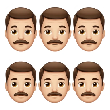 mustache Young boy,Big mustache, different faces.


negative: Dont use same face. sticker