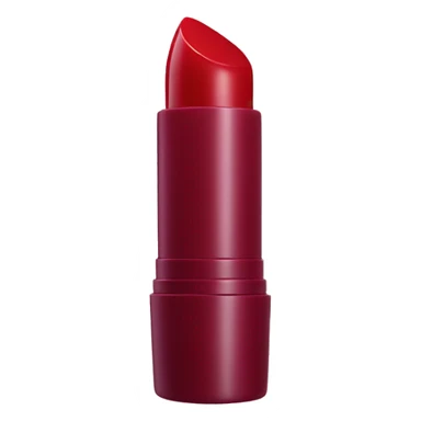 Dark red lip balm sticker