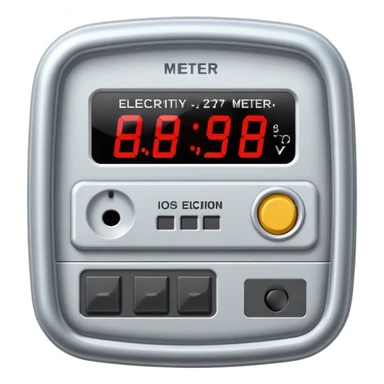 electricity meter sticker