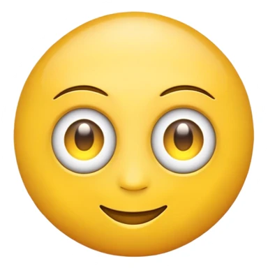 A regular emoji with a third eye on the forehead sticker