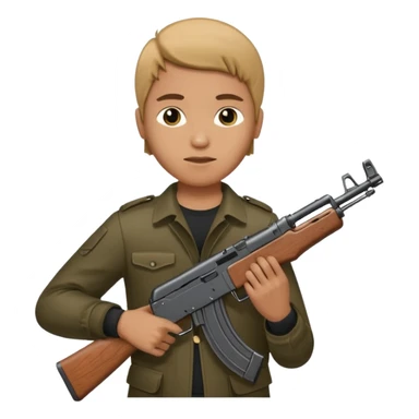 Bana ak 47 turan biri yap sticker