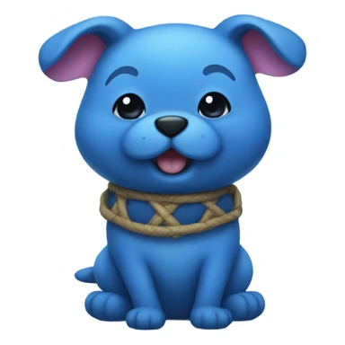 blue pupu sticker