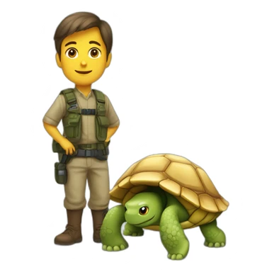 Outre sur tortue sticker
