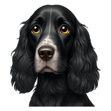 Black sprocker sticker