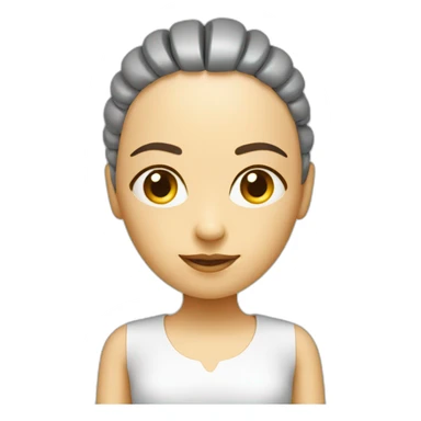 Roundly shaped Female Artificial intelligence sticker