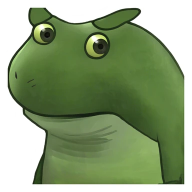 Doy wearing moño sticker