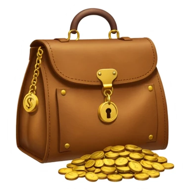 Rupee bag with a broken lock — Symbolizing Scams (Ponzi schemes) sticker