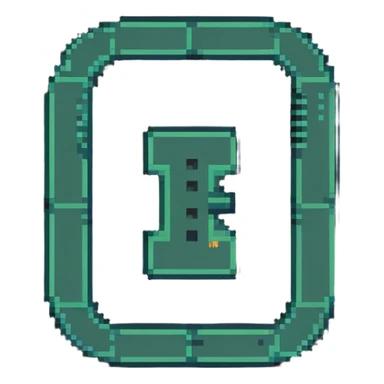 SR CRYPTO text in classic 8-bit pixel style sticker