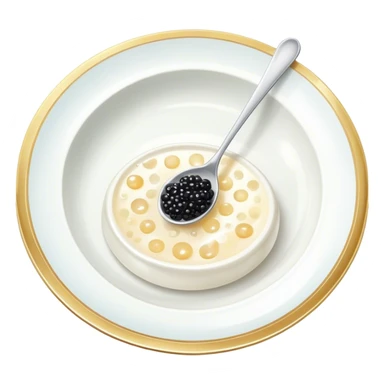Caviar on a plate sticker