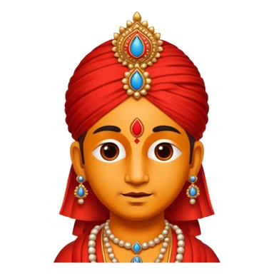 hare krishna tilak sticker