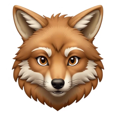 Buff Coyote  sticker