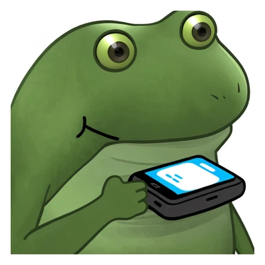 scrolling on spam phone sticker