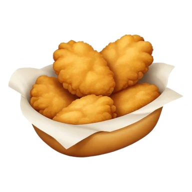 Chick fl a nuggets  sticker