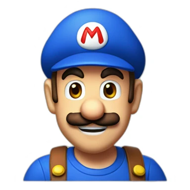 Mario saute sur Luigi sticker