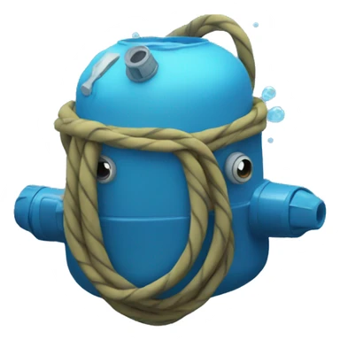 cable underwater sticker