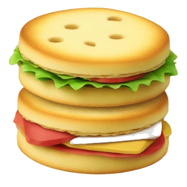 Ritz cracker and milano sandwich sticker