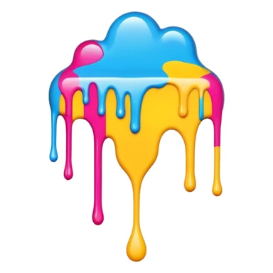 Write the word mod with drippy paint  sticker