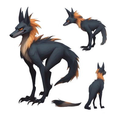 Cool Edgy Modern Vernid-Sergal species by LiLaiRa full body sticker