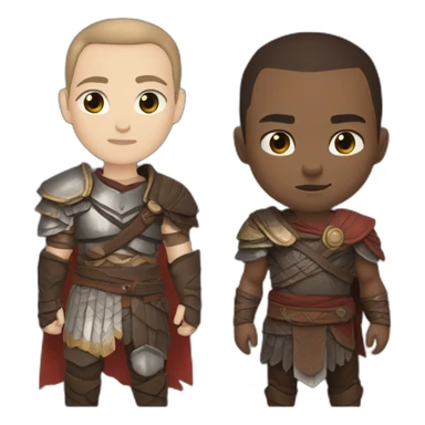 kratos and atreus sticker