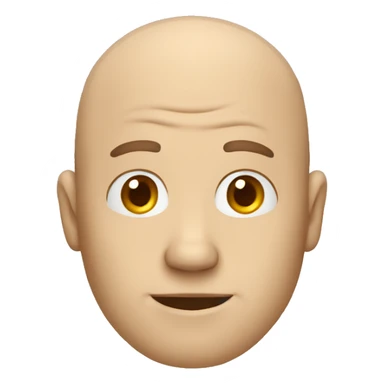 balding man sticker