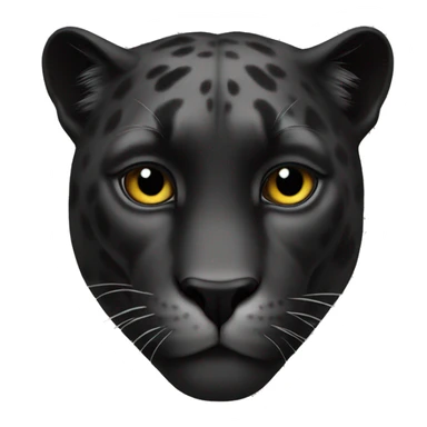 panther heart sticker