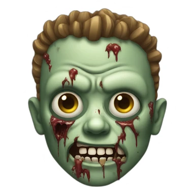 Zombie avec une epée sticker