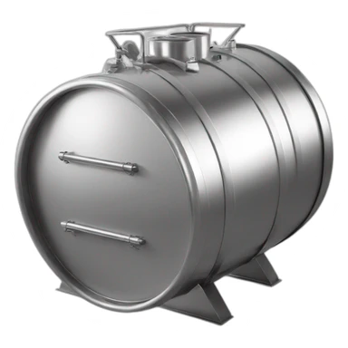 Beer tank cylindrical stainless sticker