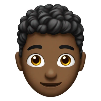 adolescente moreno con cabello negro y cacheton con anteojos negros y piercings en las orejas sticker