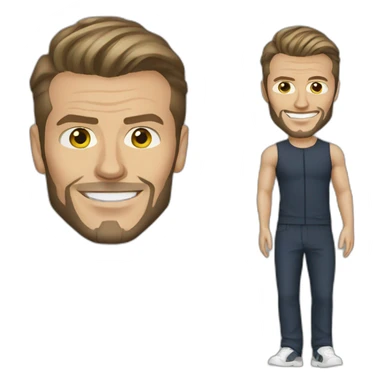 David Beckham sticker