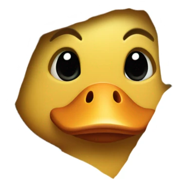 Ducking in blanket  sticker