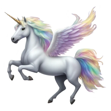 Flying unicorn sticker