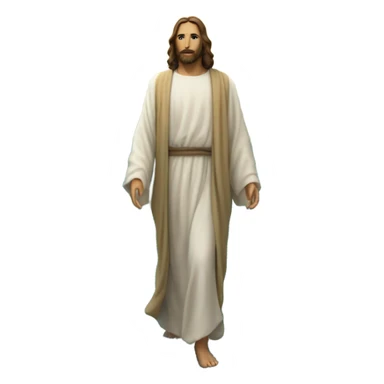 Jesus walking on water sticker