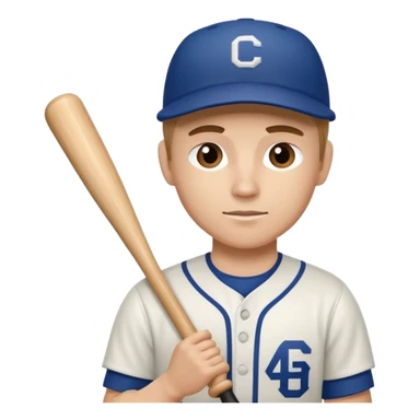 baseball player sticker