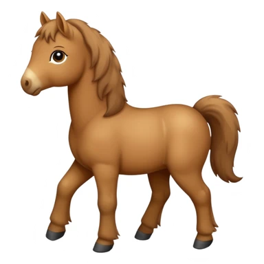 a baby horse sticker