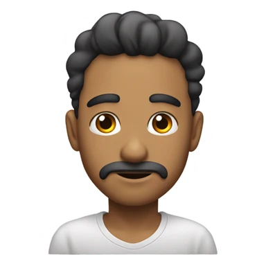 🙄 este emoji pero un un ojo entre cerrado sticker