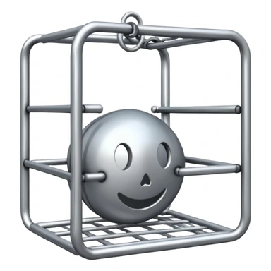 Castity cage bdsm style sticker