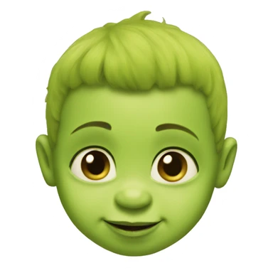 baby Shrek sticker