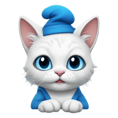 Smurfcat sticker
