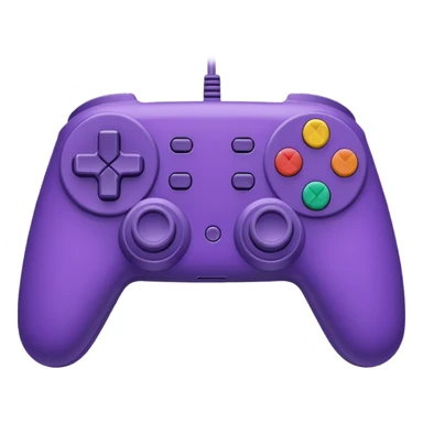 purple gaming controller sticker