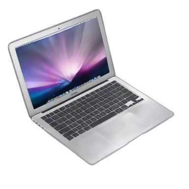 macbook air，isometric view sticker