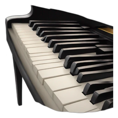grand piano sticker
