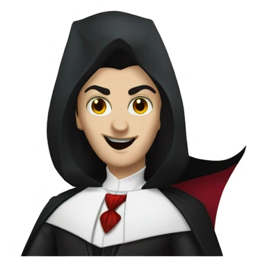 Dracula with contessa  sticker
