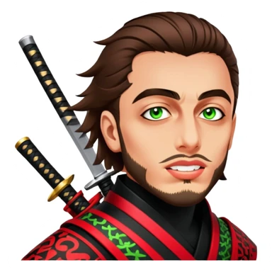 Daring Samurai sticker