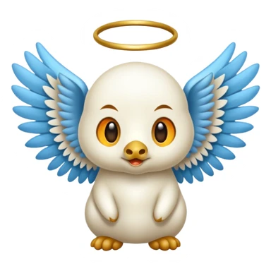 un animal ange de mongolie sticker