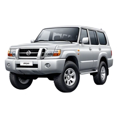 Nissan Patrol - Nissan (Model Year: 2022) (Iconic colour: Silver) sticker