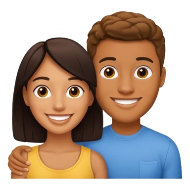 tefi valenzuela and josh king madrid sticker