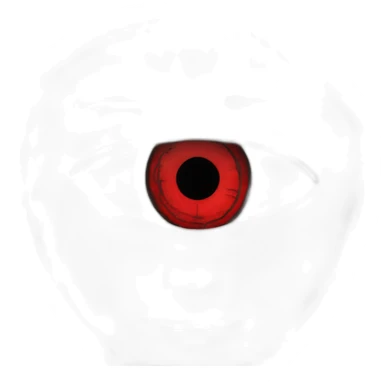 Le personnage Naruto avec le sharingan sticker